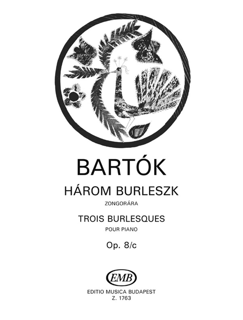 Drei Burlesken op. 8-c für Klavier
